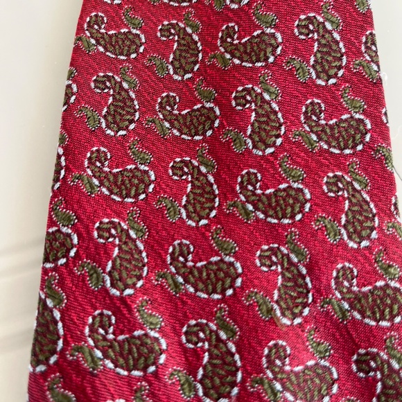 Giorgio armani tie paisley red - Picture 3 of 3